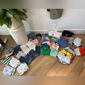 Giant Lot of Boys Wardrobe Clothing Set - Size 18 months to 2T - Designer Brands